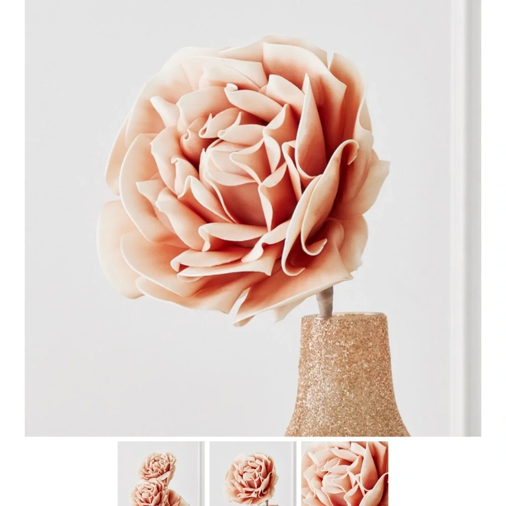 Set of 3 pink flowers from Z Gallerie I have 6 available